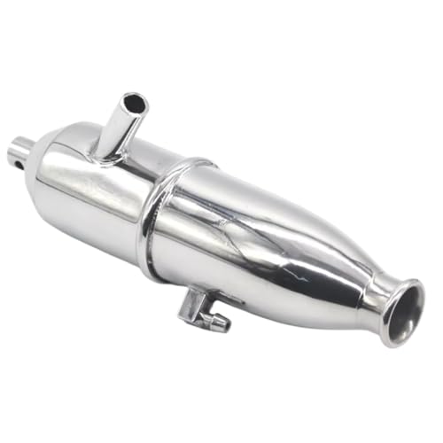 GTFRUQAS Für VX SH18 02026 Für HSP 102009 94122 94166 94188 1/10 RC Auto 02124 Aluminium Auspuffrohr Ersatz Upgrade Teile RC Ersatzteile von GTFRUQAS