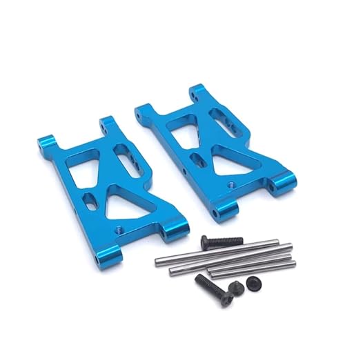 GTFRUQAS Für WLtoys 1/14 144010 144001 144002 1/12 124016 124017 124018 124019 Metall Upgrade Vorne Für Schaukel Arm RC Auto Teile RC Ersatzteile(Blue) von GTFRUQAS