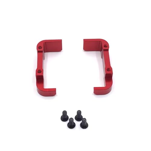 GTFRUQAS Für WLtoys 144010 144001 144002 124016 124017 124018 124019 Metall Upgrade Zubehör Retrofit Batterie Halter RC Auto Ersatzteile RC Ersatzteile(Red) von GTFRUQAS