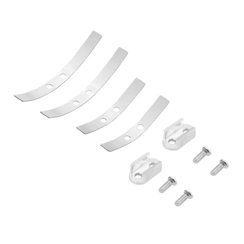 GTFRUQAS Für WPL Für D12 D22 D32 D42 B16 B36 B14 B24 Stahl Stoßdämpfer Für Blattfedern Suspension RC LKW Auto Upgrade Teile Zubehör RC Ersatzteile(Silver) von GTFRUQAS