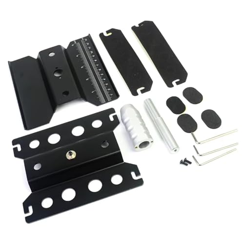 GTFRUQAS RC-Autos Werkzeugerhöhung Arbeitsständer Montage Für Plattform 360 Grad Drehbar Reparaturstation 1/10 1/8 Für Buggy Crawler Car RC Demontage Hilfs(Black) von GTFRUQAS