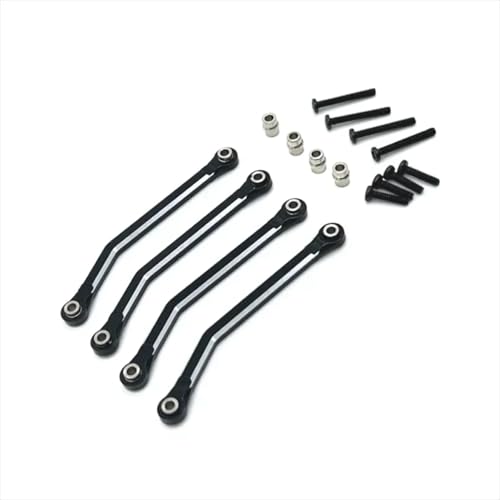 GTFRUQAS RC Autozubehör Für FMS Für FCX24 1/24 Metall CNC Prozess Für Chassis Fixed Link RC Auto Kettenfahrzeug Teile Und Zubehör Upgrade Ersatz Verwenden(Black) von GTFRUQAS