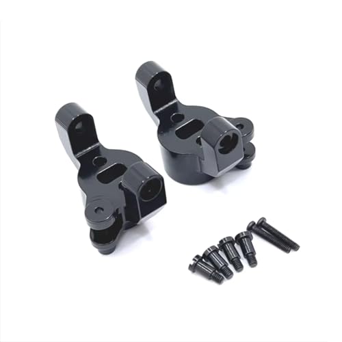 GTFRUQAS RC Autozubehör Für HuangBo ZP1001 ZP1002 ZP1003 ZP1004 1/10 Metall CNC Prozess Vorderachse C Typ Für Seat RC Autoteile Und Zubehör Upgrade Ersatzverwendung(Black) von GTFRUQAS