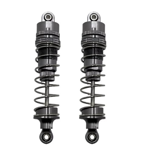 GTFRUQAS RC Autozubehör Für Huangbo R1001 R1002 R1003 1/10 Metall Vorne Und Hinten Hydraulische Stoßdämpfer RC Autoteile Und Zubehör Upgrade Ersatz Verwendung(Gray) von GTFRUQAS