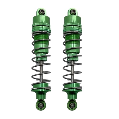 GTFRUQAS RC Autozubehör Für Huangbo R1001 R1002 R1003 1/10 Metall Vorne Und Hinten Hydraulische Stoßdämpfer RC Autoteile Und Zubehör Upgrade Ersatz Verwendung(Green) von GTFRUQAS