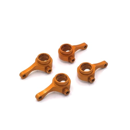 GTFRUQAS RC Autozubehör Für MINI-Q9 1/28 Metall Lenkbecher Vorne Und Hinten RC Auto Offroad Kettenfahrzeugteile Und Zubehör Upgrade Ersatzverwendung(Yellow) von GTFRUQAS