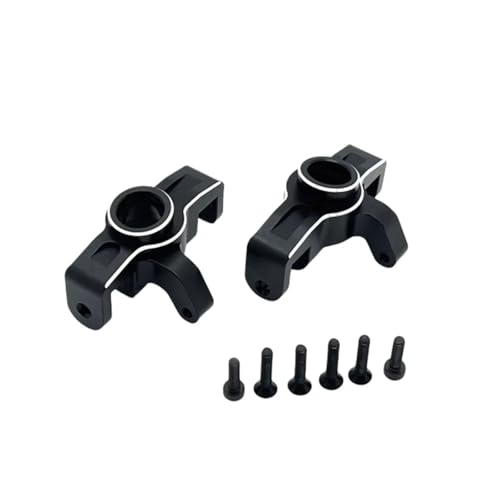 GTFRUQAS RC Autozubehör Für MJX 14211 1/14 Metall Front Lenkbecher Fernbedienung Auto Kettenfahrzeug Teile Und Zubehör Upgrade Ersatz Und Verwendung(Black) von GTFRUQAS
