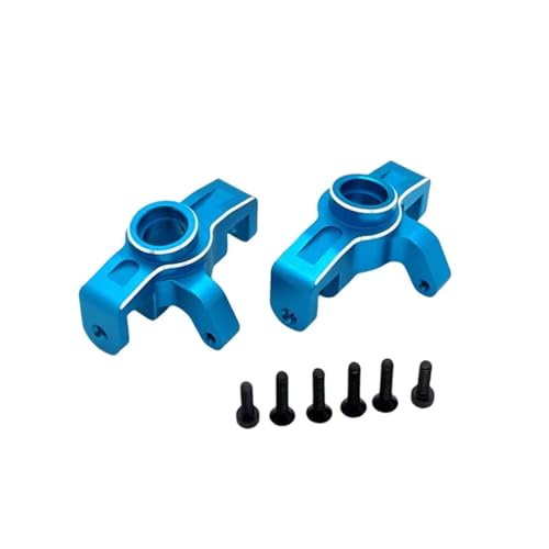 GTFRUQAS RC Autozubehör Für MJX 14211 1/14 Metall Front Lenkbecher Fernbedienung Auto Kettenfahrzeug Teile Und Zubehör Upgrade Ersatz Und Verwendung(Blue) von GTFRUQAS