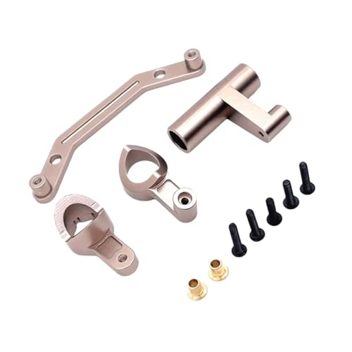 GTFRUQAS RC Autozubehör Für MJX 7303 1/7 Metall Front Steering Component Parts Set Fernbedienung Auto Teile Und Zubehör Upgrade Ersatz Verwendung(Yellow) von GTFRUQAS