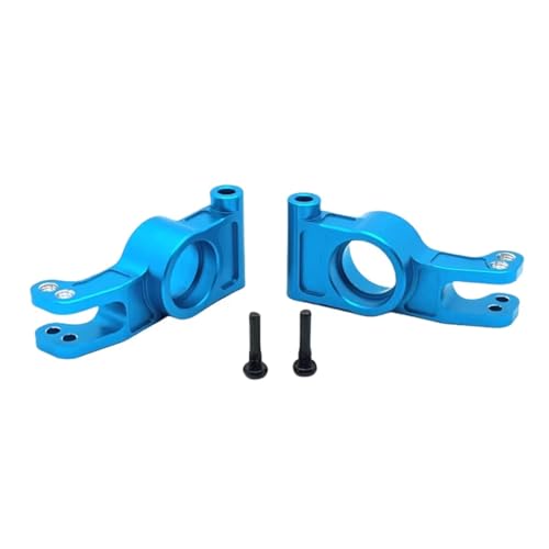 GTFRUQAS RC Autozubehör Für MJX 7303 P73260 1/7 Metall Hinterrad Lenkbecher Fernbedienungsauto Kettenfahrzeugteile Und Zubehör Upgrade Ersatzverwendung(Blue) von GTFRUQAS