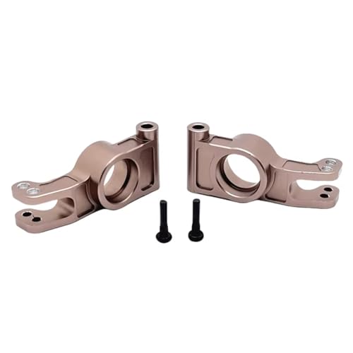 GTFRUQAS RC Autozubehör Für MJX 7303 P73260 1/7 Metall Hinterrad Lenkbecher Fernbedienungsauto Kettenfahrzeugteile Und Zubehör Upgrade Ersatzverwendung(Yellow) von GTFRUQAS