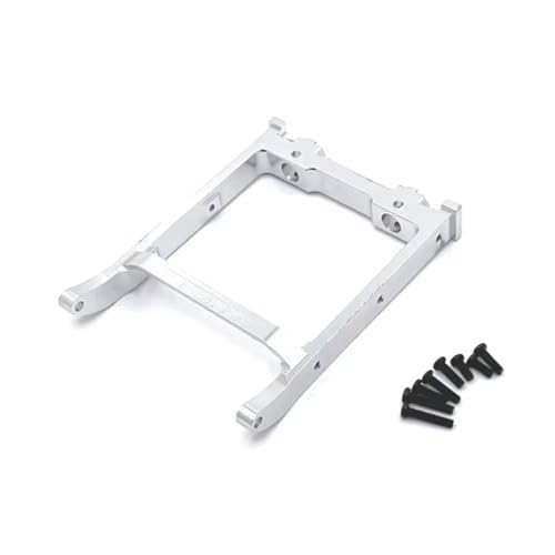 GTFRUQAS RC Autozubehör Für MN Für MN128 MN86 G500 1/12 Metall Frontstangenbefestigungen Fernbedienungsauto Kettenfahrzeugteile Und Zubehör Upgrade Ersatzverwendung(Silver) von GTFRUQAS