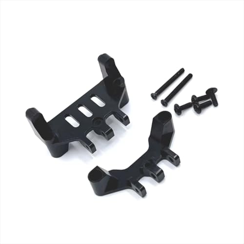 GTFRUQAS RC Autozubehör Für MN Für MN128 MN86 G500 Metall Gelenksitze Vorne Und Hinten Lenkgetriebe Feste Sitze RC Autoteile Zubehör Upgrade Ersatzverwendung(Black) von GTFRUQAS