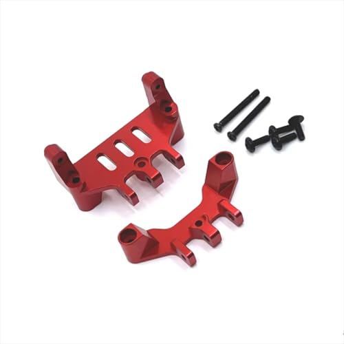 GTFRUQAS RC Autozubehör Für MN Für MN128 MN86 G500 Metall Gelenksitze Vorne Und Hinten Lenkgetriebe Feste Sitze RC Autoteile Zubehör Upgrade Ersatzverwendung(Red) von GTFRUQAS