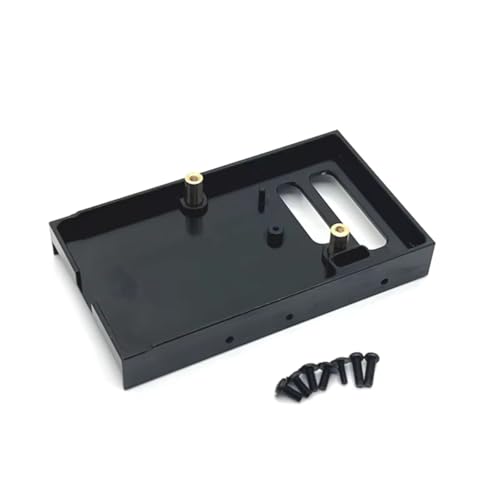 GTFRUQAS RC Autozubehör Für MN Für MN99S Für MN98 1/12 Metall Frontfach Leiterplattenbefestigung Für Sitz RC Autoteile Und Zubehör Upgrade Ersatzverwendung(Black) von GTFRUQAS