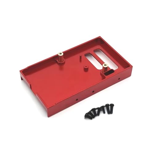 GTFRUQAS RC Autozubehör Für MN Für MN99S Für MN98 1/12 Metall Frontfach Leiterplattenbefestigung Für Sitz RC Autoteile Und Zubehör Upgrade Ersatzverwendung(Red) von GTFRUQAS