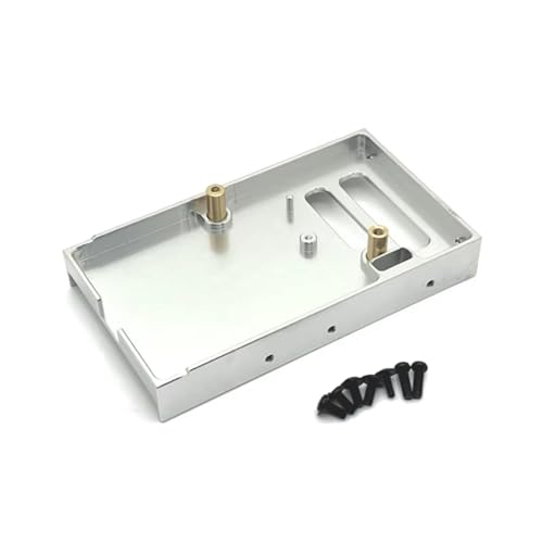 GTFRUQAS RC Autozubehör Für MN Für MN99S Für MN98 1/12 Metall Frontfach Leiterplattenbefestigung Für Sitz RC Autoteile Und Zubehör Upgrade Ersatzverwendung(Silver) von GTFRUQAS