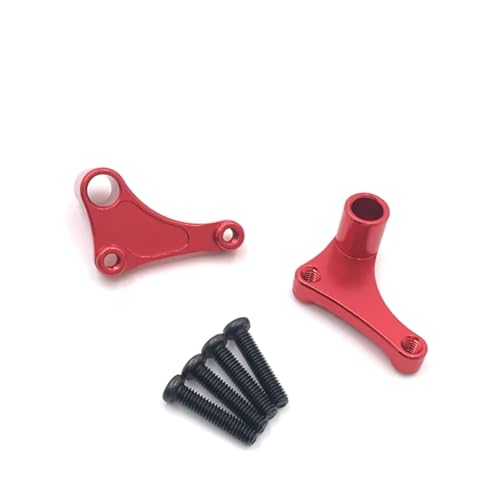 GTFRUQAS RC Autozubehör Für WLtoys 12423 12427 12428 12429 FY Metalllenkung Schafhorn Fernbedienung Autoteile Und Zubehör Upgrade Ersatz Und Verwendung(Red) von GTFRUQAS