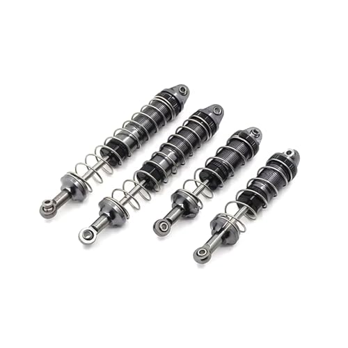 GTFRUQAS RC Autozubehör Für WLtoys 12427 12428-AB 12429 12423 FY01 FY02 FY03 1/12 Metall Hydraulische Stoßdämpfer Vorne Und Hinten RC Auto Teile Ersatz Verwenden(Black) von GTFRUQAS