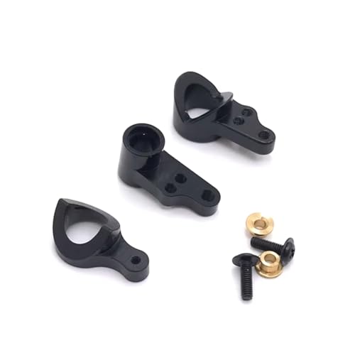 GTFRUQAS RC Autozubehör Für WLtoys 144010 144001 02 124017-16-18 124019 Metall Lenkung Tasse Fernbedienung Auto Teile Und Zubehör Upgrade Ersatz Verwenden(Black) von GTFRUQAS