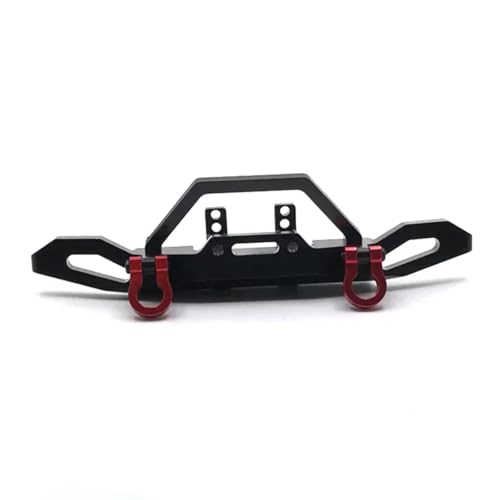 GTFRUQAS RC Autozubehör Für Wltoys 104001 1/10 Metall Frontstoßstange RC Auto LKW Geländewagen Kettenfahrzeug Teile Und Zubehör Upgrade Ersatz Und Verwendung(Black) von GTFRUQAS