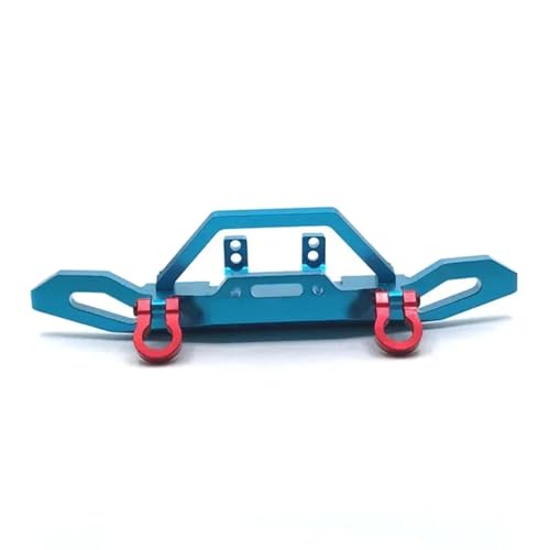 GTFRUQAS RC Autozubehör Für Wltoys 104001 1/10 Metall Frontstoßstange RC Auto LKW Geländewagen Kettenfahrzeug Teile Und Zubehör Upgrade Ersatz Und Verwendung(Blue) von GTFRUQAS