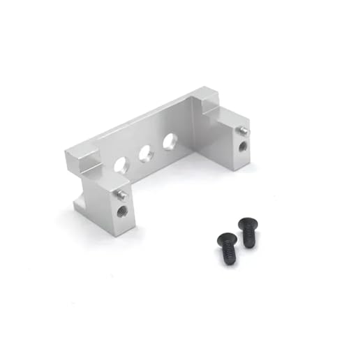 GTFRUQAS RC Autozubehör Für Wltoys 144001 124019 124018 1/14 1/12 Aluminiumlegierung Servohalterung Fernbedienung Autoteile Und Zubehör Upgrade Ersatz Verwendung(Silver) von GTFRUQAS