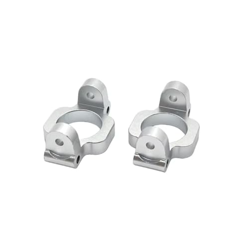 GTFRUQAS RC Autozubehör Für Yudi GR M16 1/16 Metall Großer Fuß C Für Seat Fernbedienung Auto Kettenfahrzeug Teile Und Zubehör Upgrade Ersatz Verwenden(Silver) von GTFRUQAS