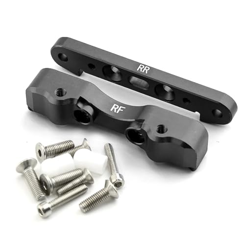 RC Ersatzteile Für Arrma 1/5 Für Kraton Für Outcast 8S RC-Car Metall Vorder- Und Hinterradaufhängung Unterer Querlenker Upgrade-Teile Zubehör(Black,2pcs Rear) von GTFRUQAS