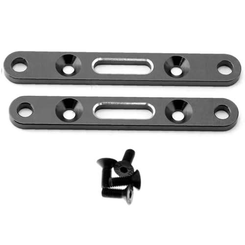 RC Ersatzteile Für Arrma Für Mojave 4S 4X4 Für BLX 1/8 RC Auto Metall Vorne Und Hinten Unteren Aufhängung Montieren Unteren Arm Code Upgrade Teile(Black) von GTFRUQAS
