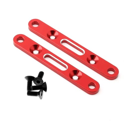 RC Ersatzteile Für Arrma Für Mojave 4S 4X4 Für BLX 1/8 RC Auto Metall Vorne Und Hinten Unteren Aufhängung Montieren Unteren Arm Code Upgrade Teile(Red) von GTFRUQAS