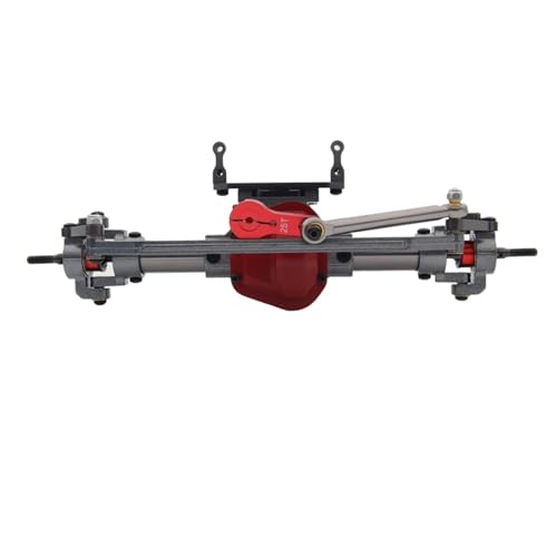 GTFRUQAS RC Ersatzteile Für Axial Für SCX10 1/10 RC Crawler Auto Upgrade Teile Metall Vordere Hinterachse Mit Adapter RC Auto Geändert Zubehör Ersatz DIY Teile(1pcs Front) von GTFRUQAS