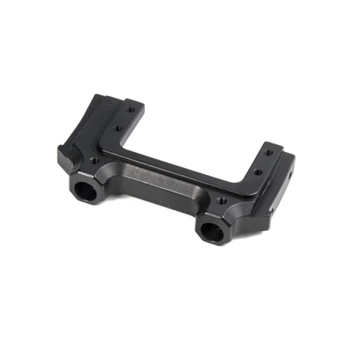GTFRUQAS RC Ersatzteile Für Axial Für SCX10 Für Wrangler II AX90047 AX90046 1/10 RC Crawler Auto Front Strahl Halterung Servo Umzug Stoßstange Montieren Teile(Black) von GTFRUQAS