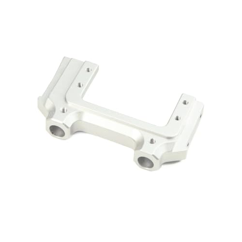 GTFRUQAS RC Ersatzteile Für Axial Für SCX10 Für Wrangler II AX90047 AX90046 1/10 RC Crawler Auto Front Strahl Halterung Servo Umzug Stoßstange Montieren Teile(Silver) von GTFRUQAS