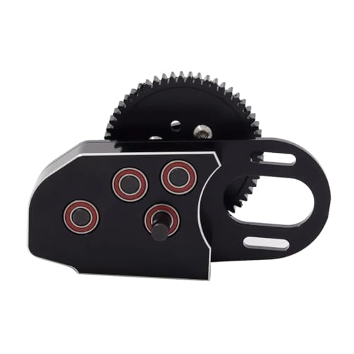 GTFRUQAS RC Ersatzteile Für Axial Für SCX10 III II 90046 Für Capra Für TRX4 1/10 Niedrigen Getriebe Mittleren Getriebe Box Overdrive Getriebe RC Crawler Auto Upgrade Teil(Black) von GTFRUQAS