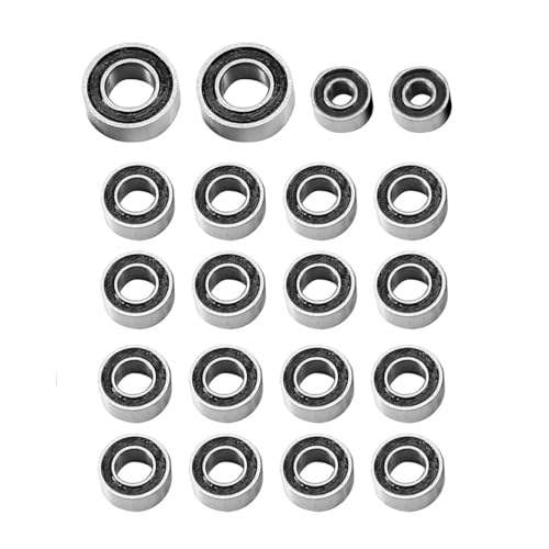 GTFRUQAS RC Ersatzteile Für Axial Für SCX24 Für Gladiator Für JLU Für Bronco C10 1/24 20 Stücke Sealed Bearing Kit RC Crawler Auto Upgrade Teile Zubehör von GTFRUQAS