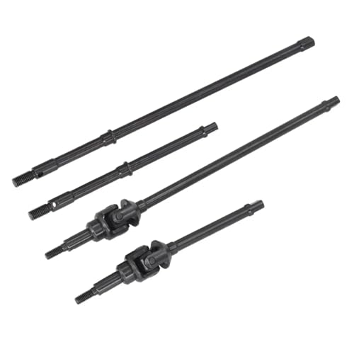 GTFRUQAS RC Ersatzteile Für Axial RBX10 AXI03005 1/10 Stahl Metall Vorne Hinterachse Antriebswelle CVD RC Crawler Auto Upgrade Teile Geändert Zubehör(1 Set (4pcs)) von GTFRUQAS