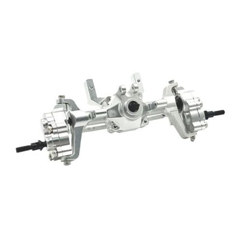 GTFRUQAS RC Ersatzteile Für FMS Für FCX24 1/24 Metall Portal Achse Komplette Vorder- Und Hinterachse RC Auto Upgrade Teile Modifizierte Zubehör Ersatz DIY Teile(Silver,1pcs Front) von GTFRUQAS
