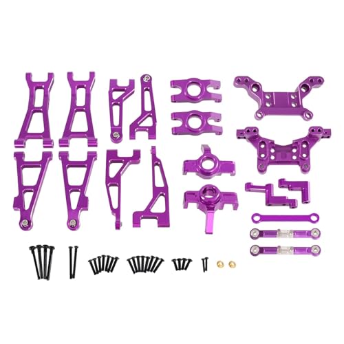 GTFRUQAS RC Ersatzteile Für HBX 16889 16889A 16890 SG1601 SG1602 1/16 RC Metall Upgrade DIY Teile Für Fernbedienung Fahrzeuge Set Geändert Zubehör(Purple) von GTFRUQAS