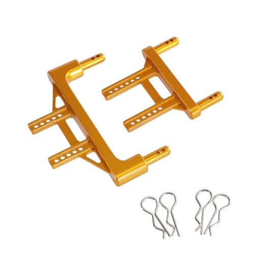 GTFRUQAS RC Ersatzteile Für JJRC 1:14 Q130 High Für Speed ​​Fernbedienung Auto Körper Feste Säule Shell Spalte Upgrade Metall Reparatur Ersatzteile(Yellow) von GTFRUQAS