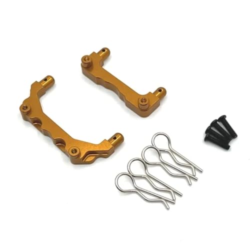 RC Ersatzteile Für MJX 1/14 14209 14210 Metall Körper Mount Post Shell Spalte RC Auto Upgrade Teile Geändert Zubehör Ersatz DIY Teile(Yellow) von GTFRUQAS