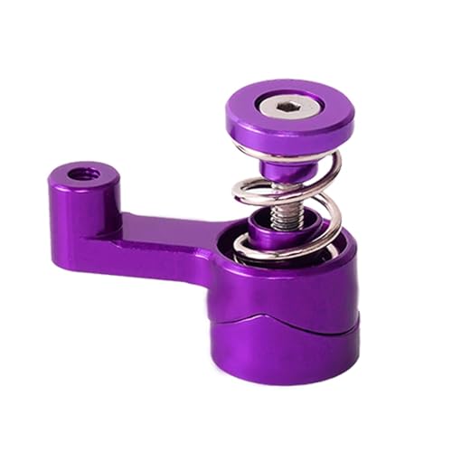GTFRUQAS RC Ersatzteile Für MJX 14210 14209 14702B Für Monster Trucks RC Auto Upgrade Teil 21T Metall Servo Saver Montage Servo Arme Set Dekoration RC Auto Zubehör(Purple) von GTFRUQAS