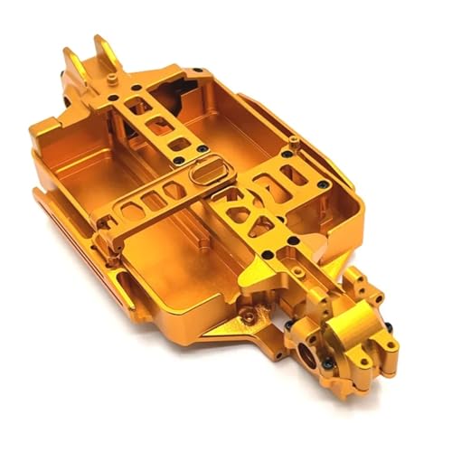 RC Ersatzteile Für MJX Für Hyper Go 16207 16208 16209 16210 H16 M162 1/16 Metall Körper Für Chassis RC Auto Upgrade Teile Geändert Zubehör(Yellow) von GTFRUQAS