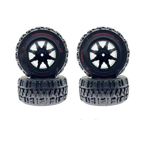 GTFRUQAS RC Ersatzteile Für MJX Für Hyper Go 16207 16209 16208 16210 14209 14210 RC Auto Ersatzteile Hochgeschwindigkeitsfernbedienung LKW Radreifen Upgrade Ersatzzubehör(Size 5) von GTFRUQAS