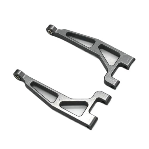 GTFRUQAS RC Ersatzteile Für MJX Für Hyper Go 16207 H16PL 1/16 Metall Hinten Oberen Für Schaukel Arm RC Auto Upgrade Teile Ersatz DIY Teile Geändert Zubehör(Grey) von GTFRUQAS