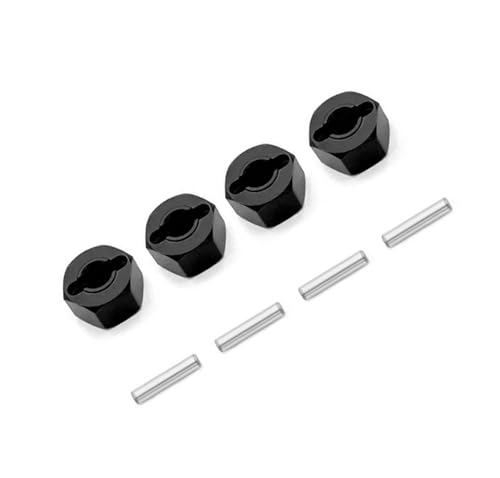 RC Ersatzteile Für MJX Für Hyper Go H16 16209 16210 16207 16208 14301 14302 4 Stücke Metall 12mm Rad Hex Hub Adapter RC Auto Upgrade Teile Refit Auto Zubehör von GTFRUQAS