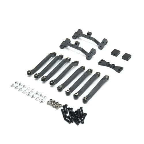 RC Ersatzteile Für MN 1/12 D90 D91 D96 Für MN98 Für MN99S RC Auto Metall Geändert Verknüpfung Verknüpfung Halter Upgrade Teile Modifikationen Zubehör(Black) von GTFRUQAS