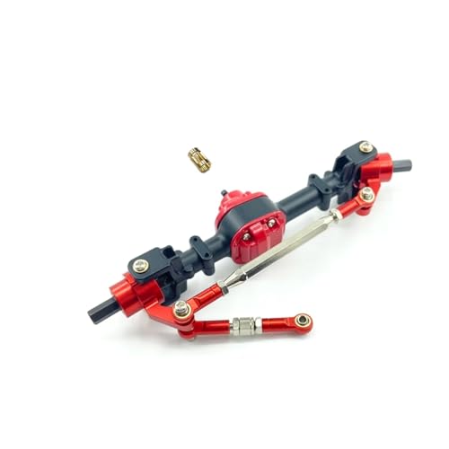 GTFRUQAS RC Ersatzteile Für MN 78 82 D90 D91 D96 D99S MN90 MN96 MN99 Für MN99S FJ45 1/12 Metall Vorder- Und Hinterachse Mit 3mm Bis 4mm Welle Hülse RC Auto Upgrade Teile(Black,1pcs Front) von GTFRUQAS
