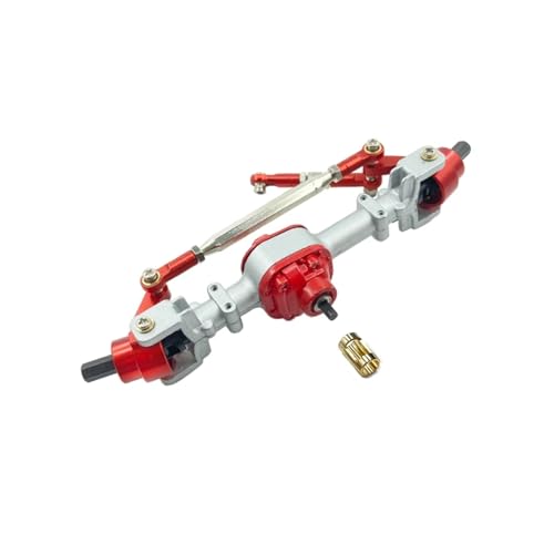 GTFRUQAS RC Ersatzteile Für MN 78 82 D90 D91 D96 D99S MN90 MN96 MN99 Für MN99S FJ45 1/12 Metall Vorder- Und Hinterachse Mit 3mm Bis 4mm Welle Hülse RC Auto Upgrade Teile(Silver,1pcs Front) von GTFRUQAS
