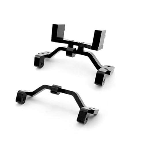 RC Ersatzteile Für MN D90 D91 Für MN99S MN96 MN99 MN45 MN40 Metall Zugstangenhalterung Sitz Und Servo Halterung RC Auto Upgrade Teile Refit Auto Zubehör(Black) von GTFRUQAS